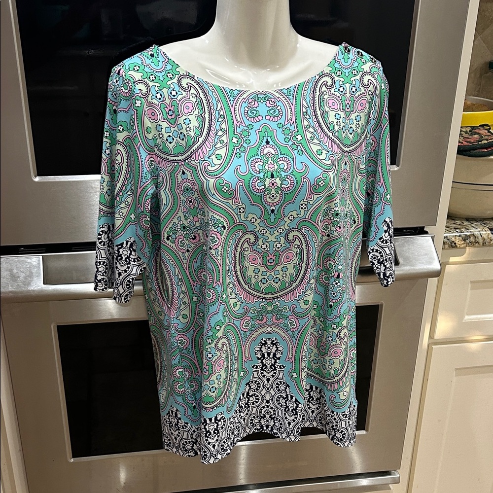 Paisley Print Women's Top